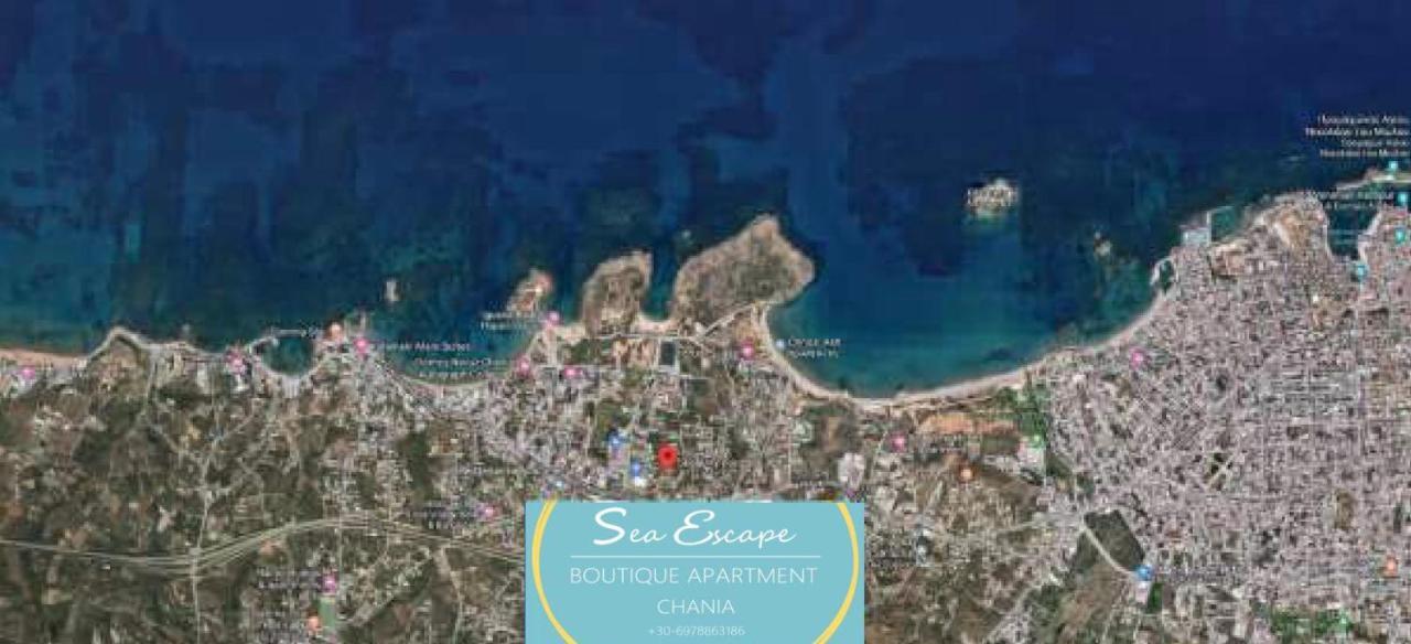 חאניה New Sea Escape Boutique Apt-Agii Aposto Li Beach מראה חיצוני תמונה